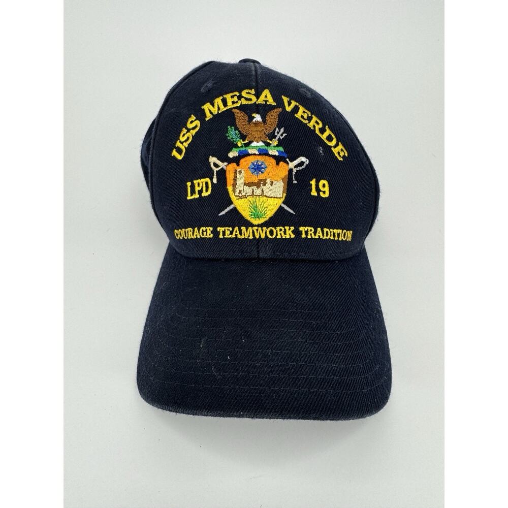 US Navy‎ USS Mesa Verde LPD-19 Command Issued Cap Adjustable Hat United States